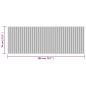 Preview: Teppich Rechteckig Dunkelbraun 70x200 cm Bambus