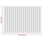 Preview: Teppich Rechteckig Grau 70x100 cm Bambus