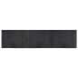 Preview: Teppich Rechteckig Grau 70x300 cm Bambus