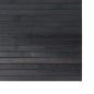 Preview: Teppich Rechteckig Grau 70x300 cm Bambus