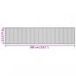 Preview: Teppich Rechteckig Braun 70x300 cm Bambus
