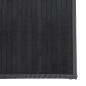 Preview: Teppich Rechteckig Grau 70x500 cm Bambus