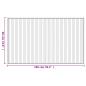 Preview: Teppich Rechteckig Hell Natur 60x100 cm Bambus