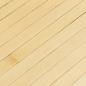 Preview: Teppich Rechteckig Hell Natur 70x200 cm Bambus
