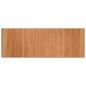 Preview: Teppich Rechteckig Natur 70x200 cm Bambus