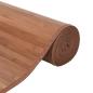 Preview: Teppich Rechteckig Natur 70x200 cm Bambus