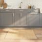 Preview: ARDEBO.de - Teppich Rechteckig Hell Natur 80x100 cm Bambus