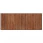 Preview: Teppich Rechteckig Braun 80x200 cm Bambus