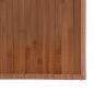 Preview: Teppich Rechteckig Braun 80x200 cm Bambus