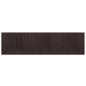 Preview: Teppich Rechteckig Dunkelbraun 80x300 cm Bambus
