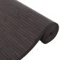 Preview: Teppich Rechteckig Dunkelbraun 80x300 cm Bambus