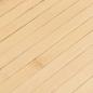 Preview: Teppich Rechteckig Hell Natur 80x300 cm Bambus
