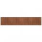 Preview: Teppich Rechteckig Braun 80x400 cm Bambus