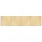 Preview: Teppich Rechteckig Hell Natur 100x400 cm Bambus