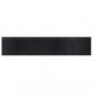 Preview: Teppich Rechteckig Schwarz 100x500 cm Bambus