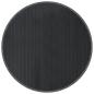 Preview: Teppich Rund Grau 100 cm Bambus