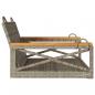 Preview: Hängesessel Grau 63x62x40 cm Poly Rattan