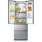 Preview: Hisense RF632N4WIE Side-by-Side Kombination, 70cm breit, 485L, NoFrost, CrispZone, Wasserspender, Wassertank, Eiswürfelbehälter, SuperCool, Edelstahloptik