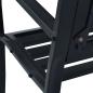 Preview: Gartenbank Schwarz 120 cm Stahl
