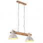 Preview: ARDEBO.de - Hängelampe Industriestil 25 W Silbern 109 cm E27