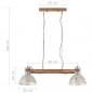 Preview: Hängelampe Industriestil 25 W Silbern 109 cm E27