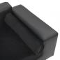 Preview: Hundesofa Dunkelgrau 81x43x31 cm Plüsch und Kunstleder