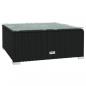 Preview: 10-tlg. Garten-Lounge-Set mit Kissen Schwarz Poly Rattan
