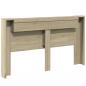 Preview: LED-Kopfteil mit Ablagen Sonoma-Eiche 180x16,5x103,5 cm