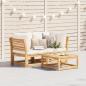 Preview: Gartensofa mit Kissen 2-Sitzer Massivholz Akazie