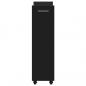 Preview: Schrank mit Rollen Schwarz 60x22x79 cm Holzwerkstoff