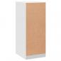 Preview: Kleiderschrank Weiß 48x41x102 cm Holzwerkstoff