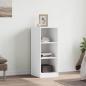 Preview: Kleiderschrank Weiß 48x41x102 cm Holzwerkstoff