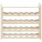 Preview: Weinregal mit Oberplatte 67,5x25x60 cm Massivholz Kiefer