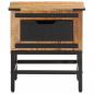 Preview: Nachttisch 40x40x45 cm Massivholz Mango