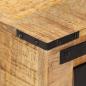 Preview: Nachttisch 40x40x45 cm Massivholz Mango