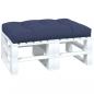 Preview: ARDEBO.de - Palettenkissen Marineblau 120x80x12 cm Stoff