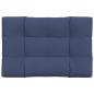 Preview: Palettenkissen Marineblau 120x80x12 cm Stoff