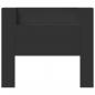 Preview: LED-Kopfteil mit Ablagen Schwarz 120x16,5x103,5 cm