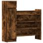 Preview: Schuhschrank Räuchereiche 100,5x28x100 cm Holzwerkstoff