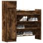 Preview: Schuhschrank Räuchereiche 100,5x28x100 cm Holzwerkstoff