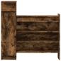 Preview: Schuhschrank Räuchereiche 100,5x28x100 cm Holzwerkstoff