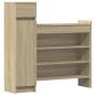Preview: Schuhschrank Sonoma-Eiche 100,5x28x100 cm Holzwerkstoff