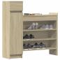 Preview: Schuhschrank Sonoma-Eiche 100,5x28x100 cm Holzwerkstoff