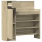 Preview: Schuhschrank Sonoma-Eiche 100,5x28x100 cm Holzwerkstoff