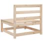 Preview: 10-tlg. Garten-Sofagarnitur Massivholz Kiefer