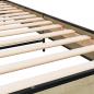 Preview: Bettgestell Sonoma-Eiche 90x200 cm Holzwerkstoff und Metall