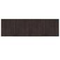 Preview: Teppich Rechteckig Dunkelbraun 60x200 cm Bambus