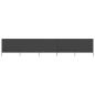 Preview: ARDEBO.de - 5-teiliges Windschutzgewebe 600 x 120 cm Anthrazit