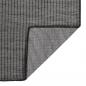 Preview: Outdoor-Teppich Flachgewebe 80x250 cm Grau