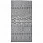 Preview: ARDEBO.de - Outdoor-Teppich Flachgewebe 100x200 cm Blau Gestreift